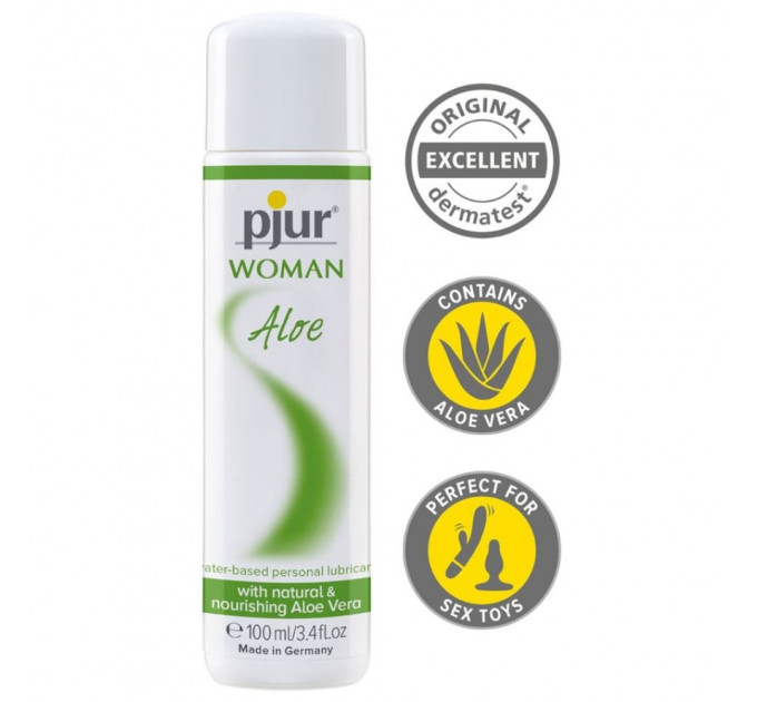 Лубрикант с экстрактом алоэ Pjur Woman Aloe, 100 мл