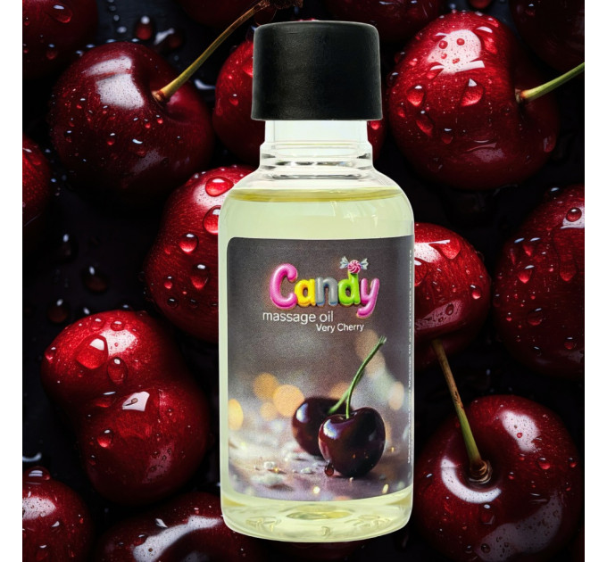 Олія масажна Candy з ароматом Вишня, 50 мл