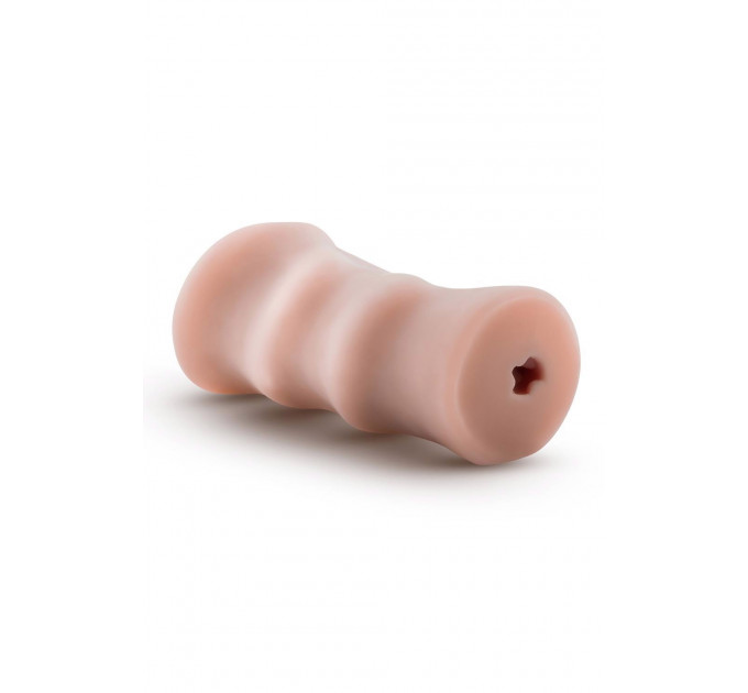 Мастурбатор Анус реалістичний Blush Enlust Cassie з вібрацією, бежевий