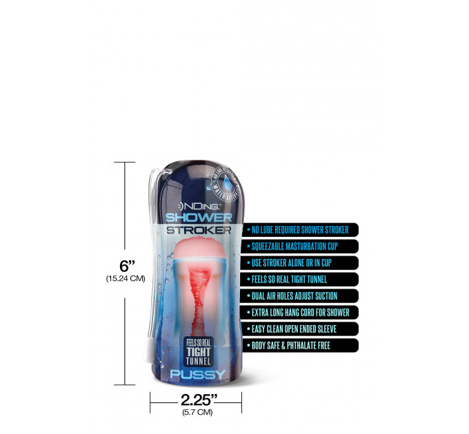 Мастурбатор HAPPY ENDING SHOWER STROKER SELF LUBRICATING PUSSY