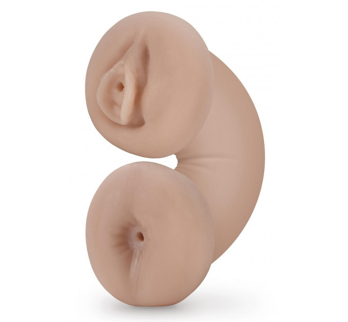 Мастурбатор вагина и анус Blush Enlust Tasha иллюмистентные, бежевый