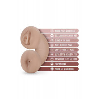Мастурбатор вагіна та анус Blush Enlust Tasha ілюмістентні, бежевий