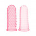 Набор рельефных насадок на палец Sexy finger розовый, 7 х 3 см