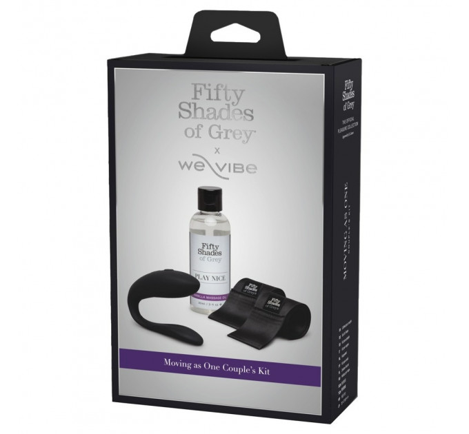 Набор с парным вибратором Sync Lite We-Vibe и Moving As One от Fifty Shades of Grey, черный