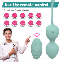 Набір вагінальних віброкульок Every Night Toys Hailey, 4 шт, з дистанційним пультом, бірюзовий