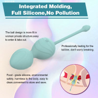 Набір вагінальних віброкульок Every Night Toys Hailey, 4 шт, з дистанційним пультом, бірюзовий