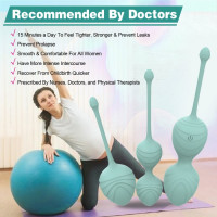 Набір вагінальних віброкульок Every Night Toys Hailey, 4 шт, з дистанційним пультом, бірюзовий