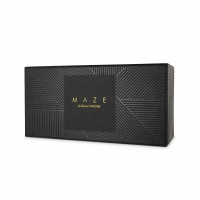 Наручники Bijoux Indiscrets MAZE - Wide Cuffs Brown, екошкіра, стильні браслети