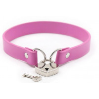 Нашийник DS Fetish Locking collar rose