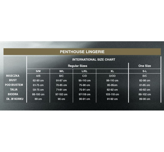 Пеньюар Penthouse Bedtime Story с кружевом по лифу, стринги в комплекте, красный, S/M