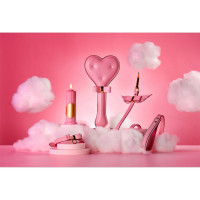Подарунковий набір BDSM італійська шкіра рожевий Upko lovely kinky Puppy set