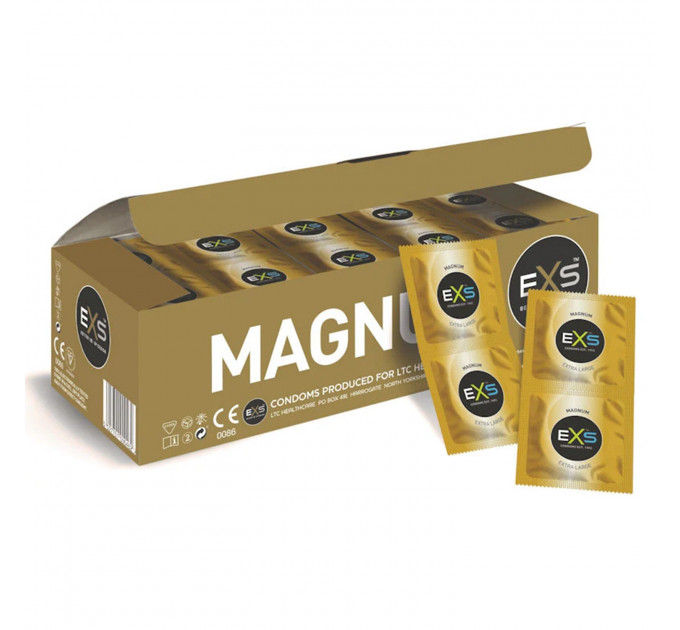Презервативы большого размера EXS Magnum LARGE веганские (цена за 5 шт.)