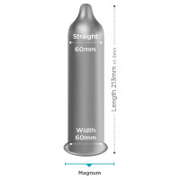 Презервативы большого размера EXS Magnum LARGE веганские (цена за 5 шт.)