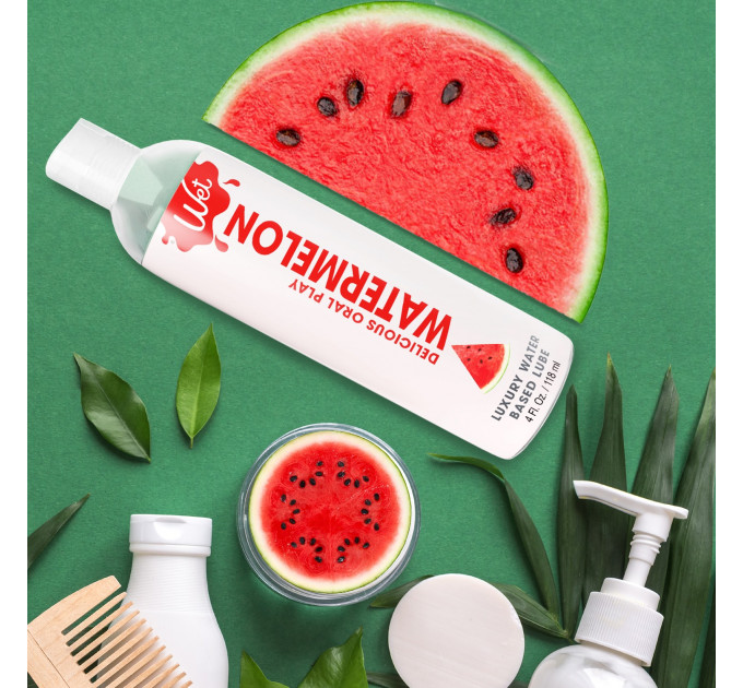 Їстівний лубрикант зі смаком кавуна WET WATERMELON 118 мл