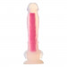 Светящийся фаллоимитатор Dream Toys RADIANT SOFT SILICONE GLOW IN THE DARK DILDO LARGE PINK