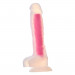 Светящийся фаллоимитатор Dream Toys RADIANT SOFT SILICONE GLOW IN THE DARK DILDO LARGE PINK