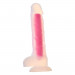Светящийся фаллоимитатор Dream Toys RADIANT SOFT SILICONE GLOW IN THE DARK DILDO LARGE PINK