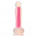 Светящийся фаллоимитатор Dream Toys RADIANT SOFT SILICONE GLOW IN THE DARK DILDO LARGE PINK