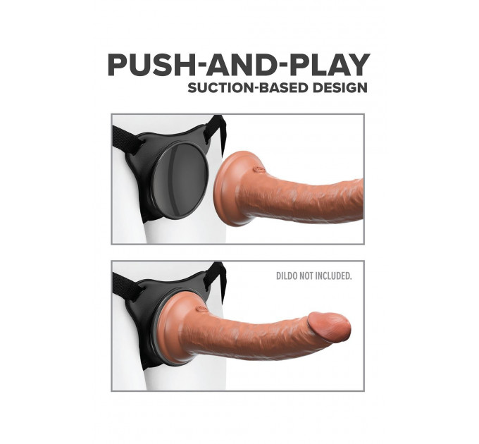 Трусики для страпона с присоской Pipedream Body Dock Original чёрные