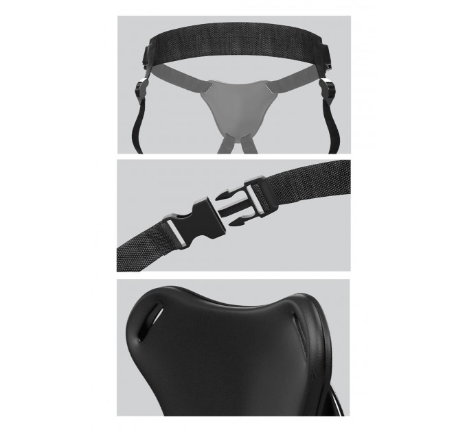 Трусики для страпона с присоской Pipedream Body Dock Original чёрные