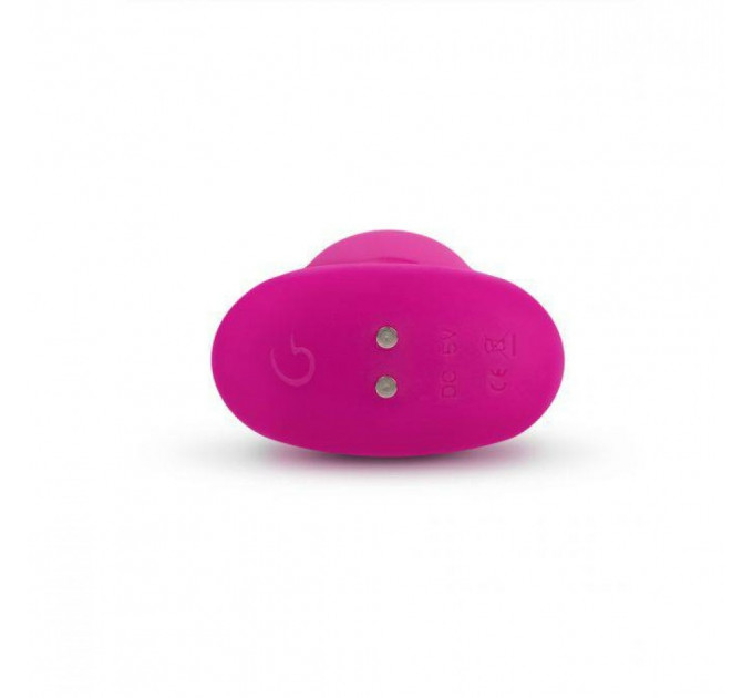 Вагинальные шарики смарт Gvibe, на жесткой сцепке, управление с приложения, розовый, 8 х 3 см