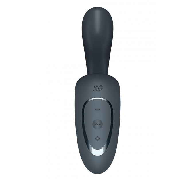 Вібратор для стимуляції точки G та клітора Satisfyer G for Goddess 1 темно-сірий