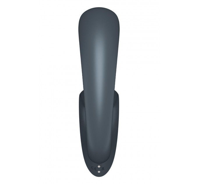 Вібратор для стимуляції точки G та клітора Satisfyer G for Goddess 1 темно-сірий