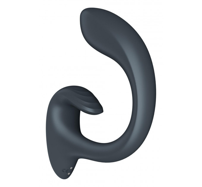 Вібратор для стимуляції точки G та клітора Satisfyer G for Goddess 1 темно-сірий