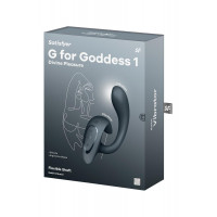 Вибратор для стимуляции точки G и клитора Satisfyer G for Goddess 1 темно-серый