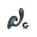 Вібратор для стимуляції точки G та клітора Satisfyer G for Goddess 1 темно-сірий