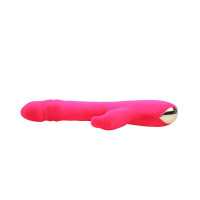 Вібратор-кролик Chisa Intimate Melody з кульками, що обертаються, і функцією поштовхів, рожевий