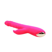 Вібратор-кролик Chisa Intimate Melody з кульками, що обертаються, і функцією поштовхів, рожевий