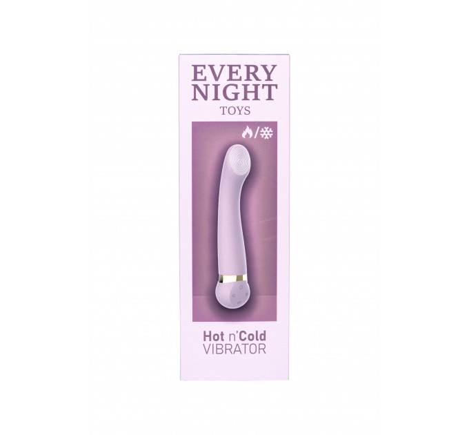 Выбратор с охлаждением и подогревом Every Night Toys для точки G, сиреневый