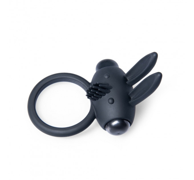 Вібро-ерекційне кільце у вигляді кролика Easy Toys Bunny Vibe чорне