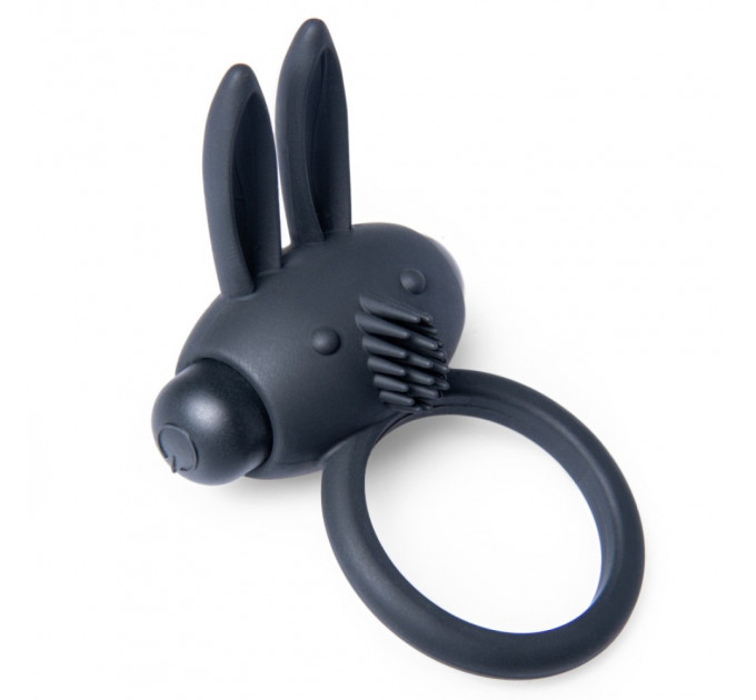 Вібро-ерекційне кільце у вигляді кролика Easy Toys Bunny Vibe чорне