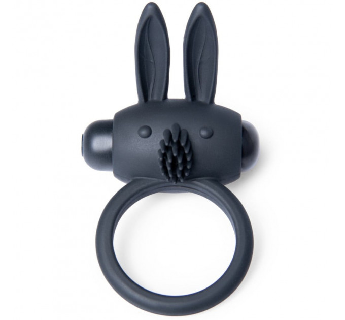 Вібро-ерекційне кільце у вигляді кролика Easy Toys Bunny Vibe чорне