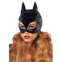 Виниловая маска женщины-кошки Leg Avenue Vinyl Cat Woman Mask O/S