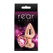 Анальная пробка REAR ASSETS ROSE GOLD HEART PINK, M