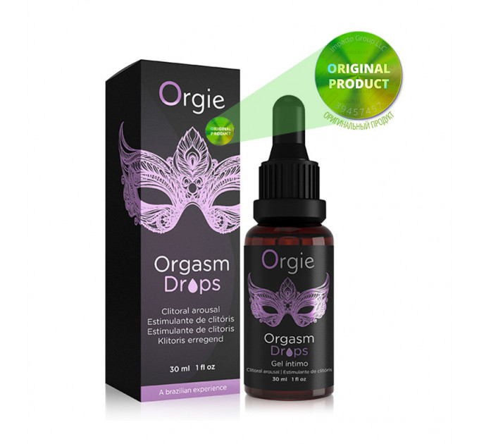 Возбуждающие капли для клитора «ORGASM DROPS» Orgie