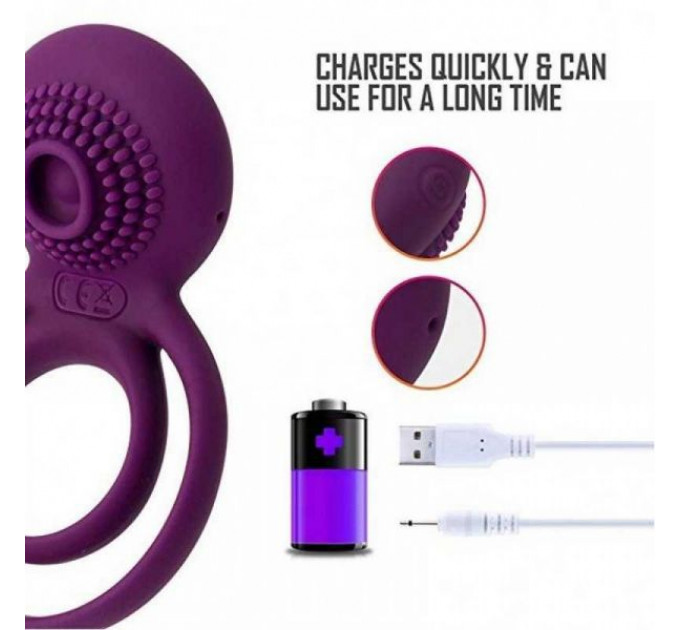 Эрекционное кольцо с зарядкой SVAKOM Tammy, Purple