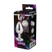 Анальная пробка с камнем GLEAMING LOVE SILVER PLUG LARGE
