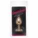 Анальная пробка Loveshop Gold Metal Pink. L