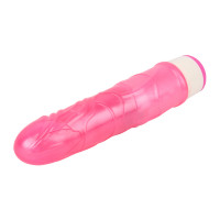 Вибратор реалистичный на батарейках Chisa Basic Luv Theory Stud Rod, розовый, 17.5 см