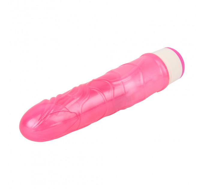 Вибратор реалистичный на батарейках Chisa Basic Luv Theory Stud Rod, розовый, 17.5 см