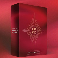 Адвент-календар Dream Toys Pleasure Box, червоний, 24 предмети