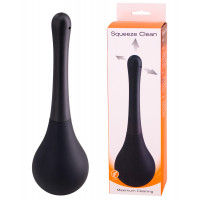 Анальная груша для очищения Seven Creations Squeeze Clean черная
