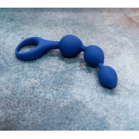 Анальний ланцюжок Loveshop Blue 13х3 см