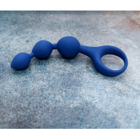 Анальний ланцюжок Loveshop Blue 13х3 см