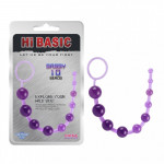 Анальний ланцюжок градуйований Chisa HI Basic, фіолетовий