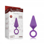 Анальна пробка зі стопером Chisa Sweet Breeze фіолетова, S